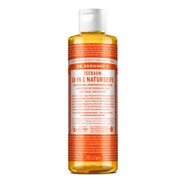 Dr. Bronners Flüssigseife Teebaum 240 ml