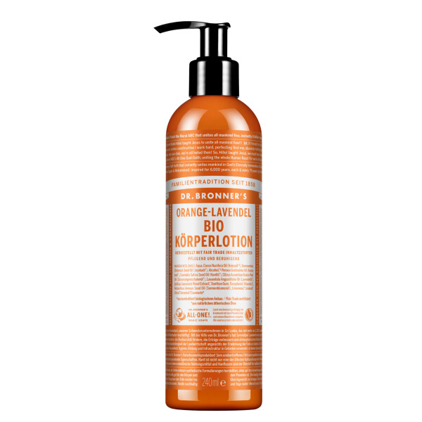 Dr. Bronners Körperlotion Orange Lavendel 240 ml