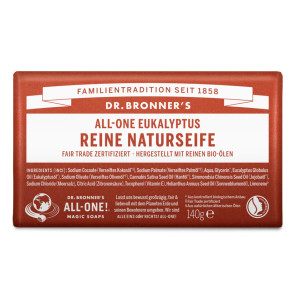 Dr. Bronners Seifenst&uuml;ck Eukalyptus 140 g