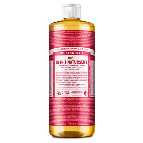 Dr. Bronners Flüssigseife Rose 945 ml