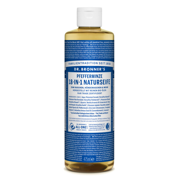 Dr. Bronners Flüssigseife Pfefferminze 475 ml