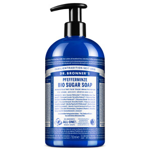 Dr. Bronners Sugar Soap Flüssigseife Pfefferminze...