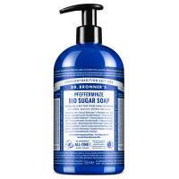 Dr. Bronners Sugar Soap Flüssigseife Pfefferminze 710 ml