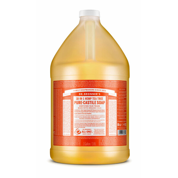 Dr. Bronners 18-in-1 Flüssigseife Teebaum 3,8 Liter