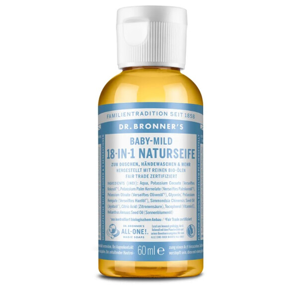 Dr. Bronners Flüssigseife Baby Mild 60 ml