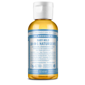 Dr. Bronners Fl&uuml;ssigseife Baby Mild 60 ml