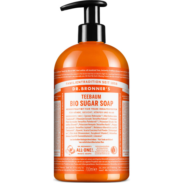 Dr. Bronners Sugar Soap Teebaum 710 ml