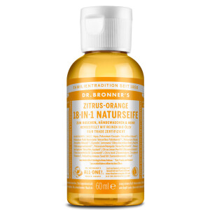 Dr. Bronners Fl&uuml;ssigseife Zitrus Orange 60 ml