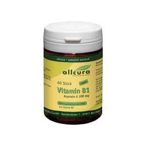 Allcura Vitamin B1 100 mg | 60 St&uuml;ck